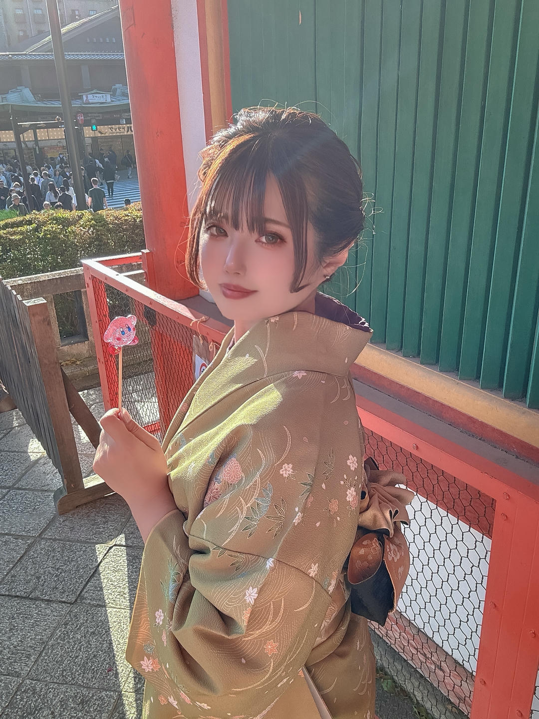 日本coser-Uriうり-Fantia-2024-04-06 京都旅行👘🌸_第1集