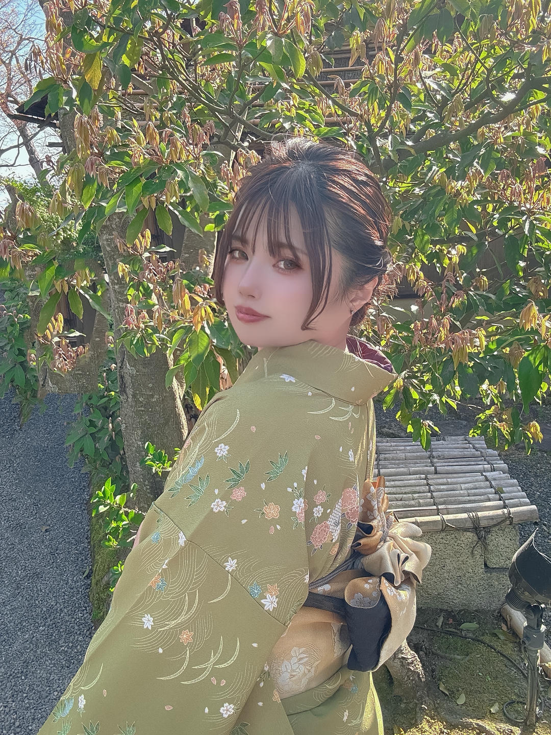 日本coser-Uriうり-Fantia-2024-04-06 京都旅行👘🌸_第1集