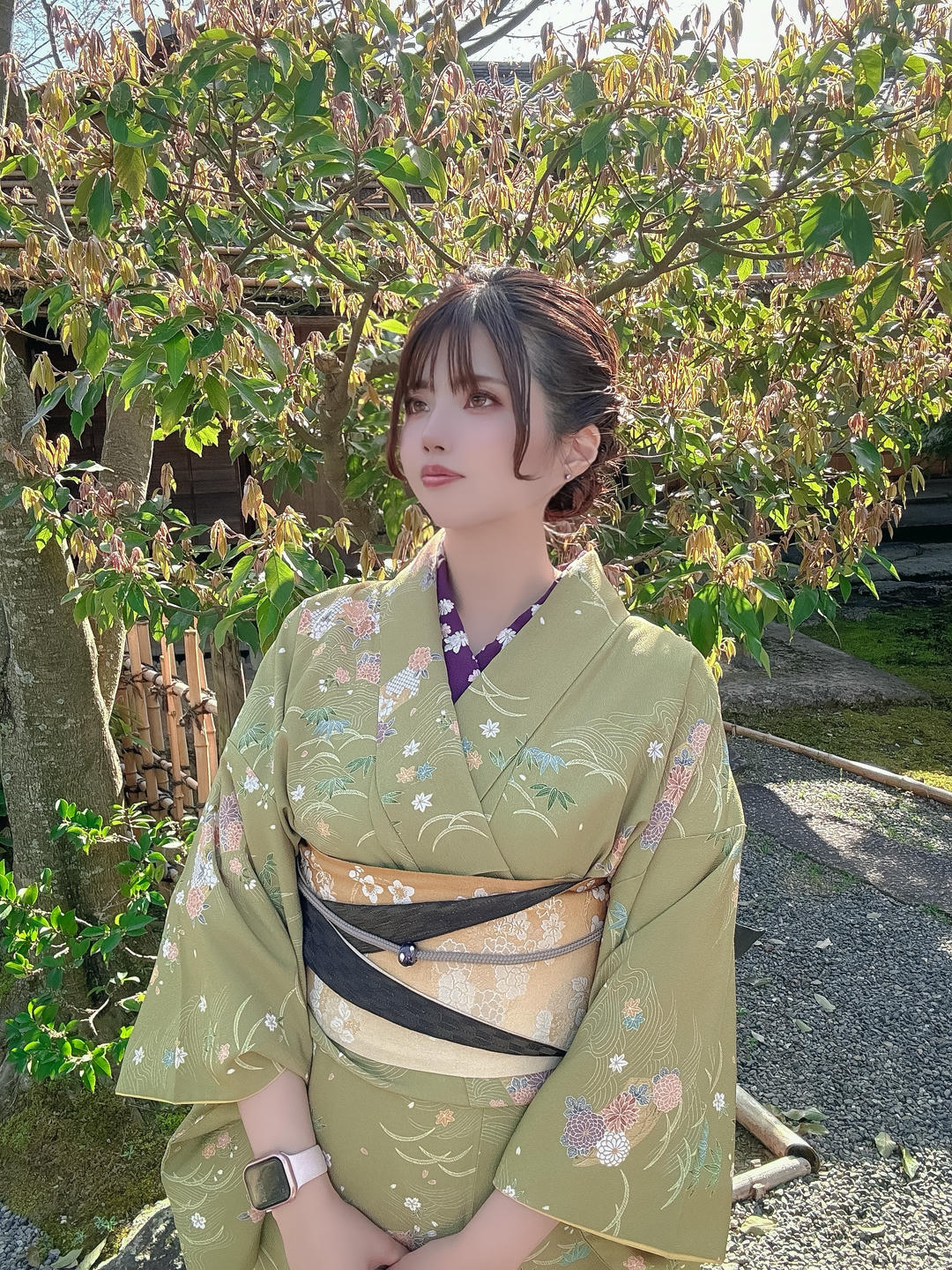 日本coser-Uriうり-Fantia-2024-04-06 京都旅行👘🌸_第1集