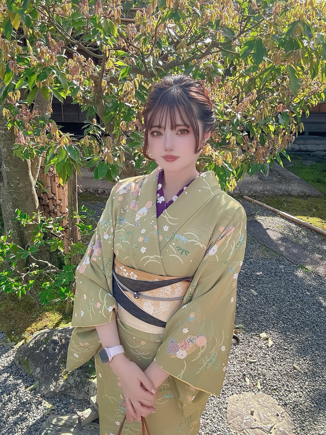 日本coser-Uriうり-Fantia-2024-04-06 京都旅行👘🌸_第1集