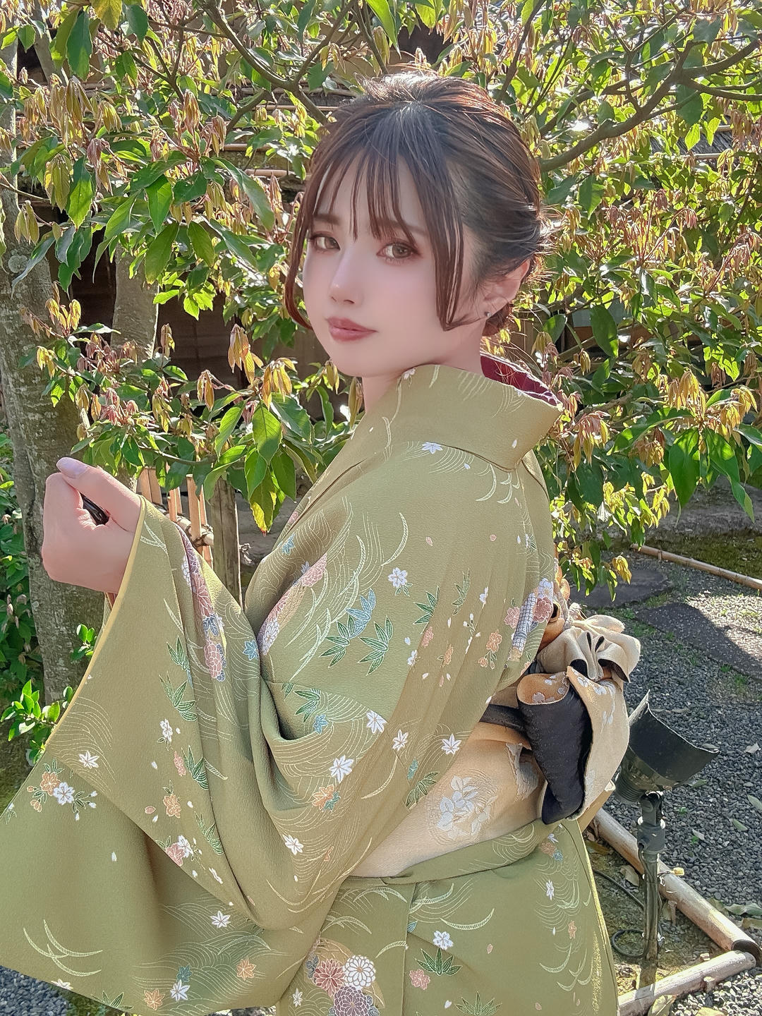 日本coser-Uriうり-Fantia-2024-04-06 京都旅行👘🌸_第1集