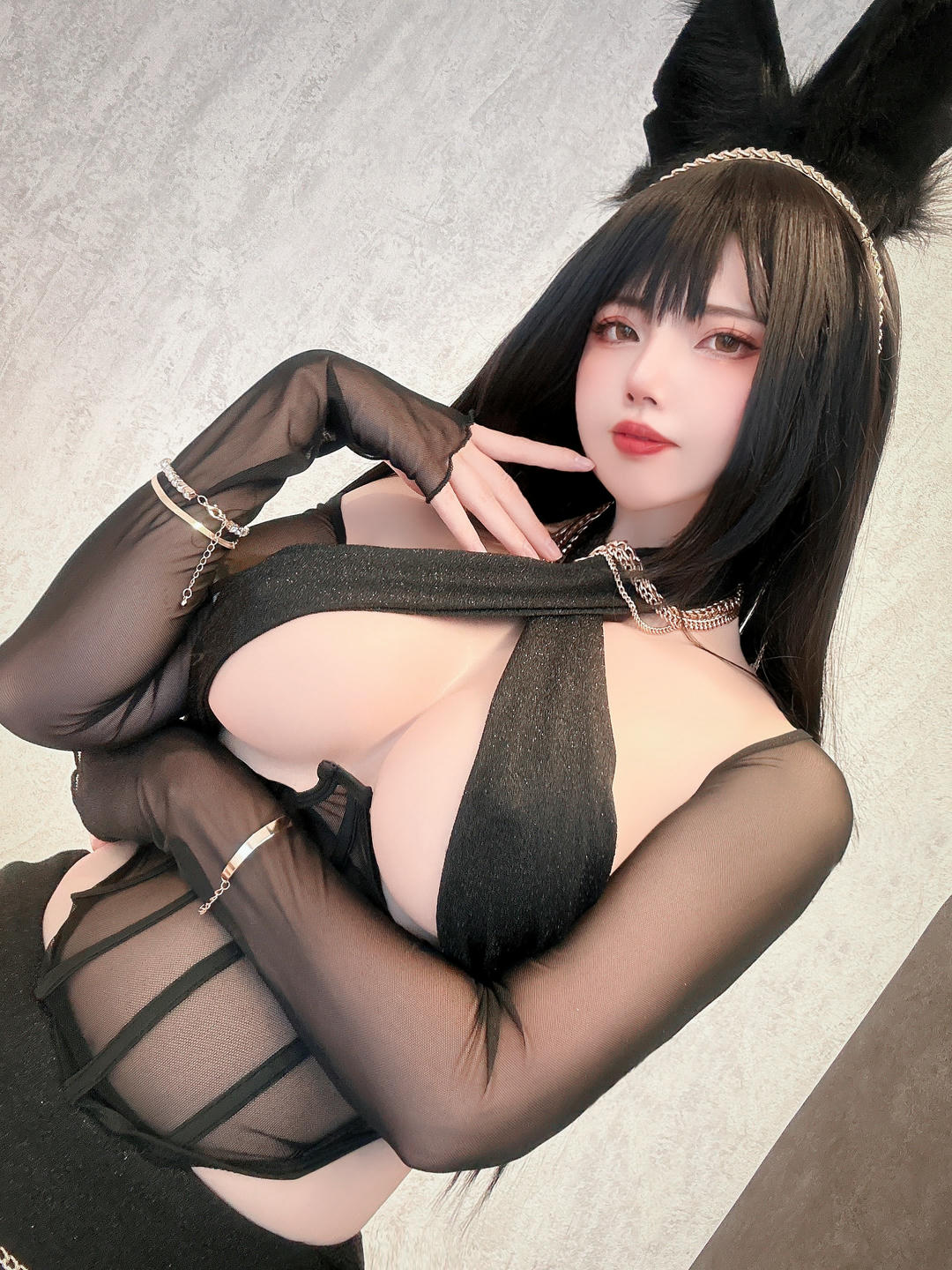 日本coser-Uriうり-Fantia-Uriうり NO_1.004 黒狼女王様 [30P-99MB]_第1集