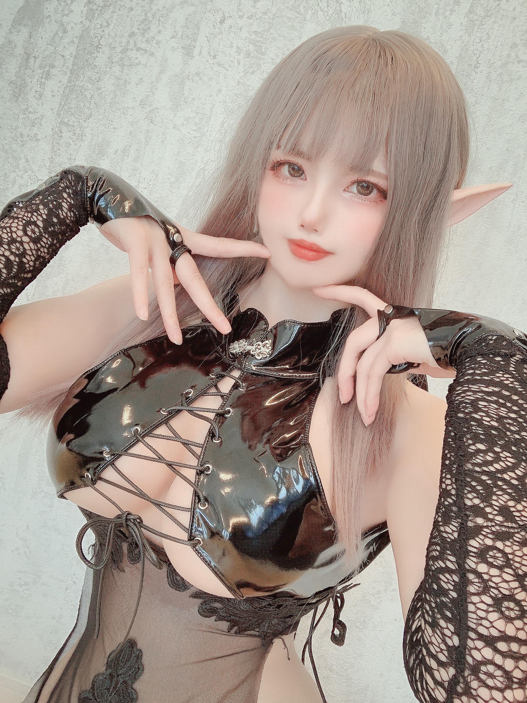 日本coser-Uriうり-Fantia-2021-10-29 スモーキーチャイナ🖤12sheets_第1集