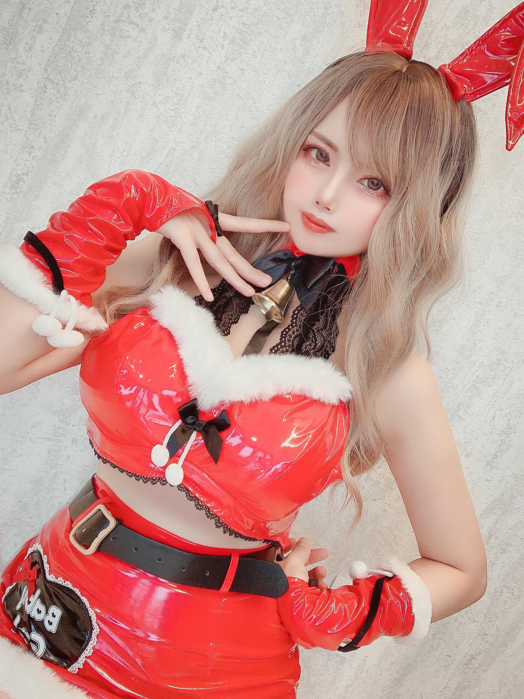 日本coser-Uriうり-Fantia-2021-12-17 バニーサンタ🎅17sheets_第1集