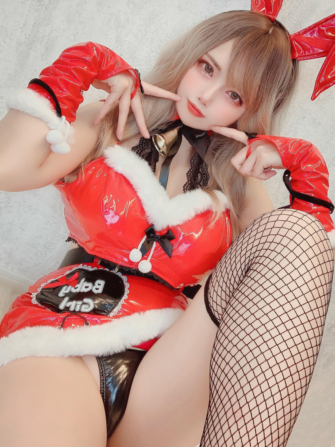 日本coser-Uriうり-Fantia-2021-12-17 バニーサンタ🎅17sheets_第1集