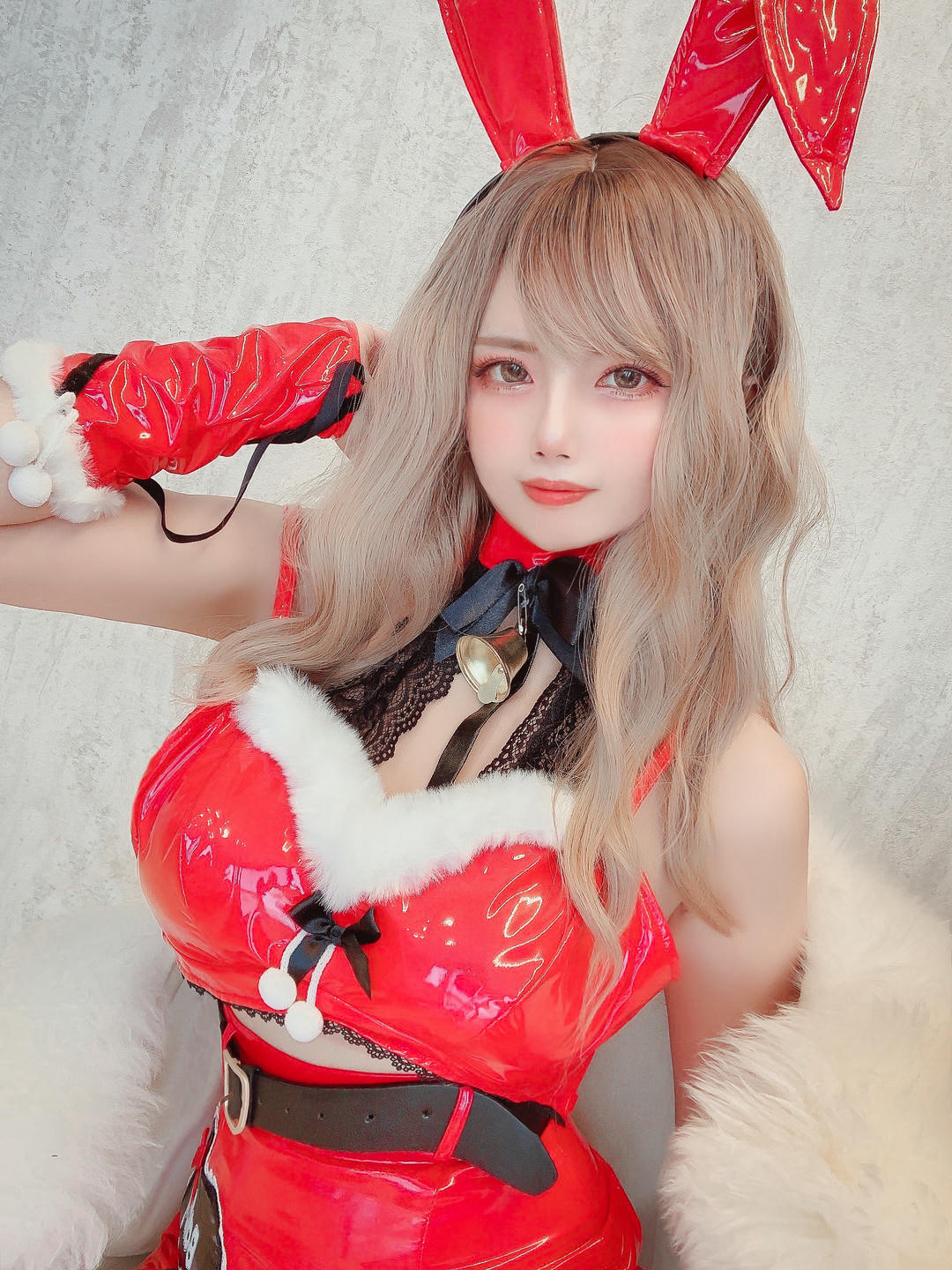 日本coser-Uriうり-Fantia-2021-12-17 バニーサンタ🎅17sheets_第1集