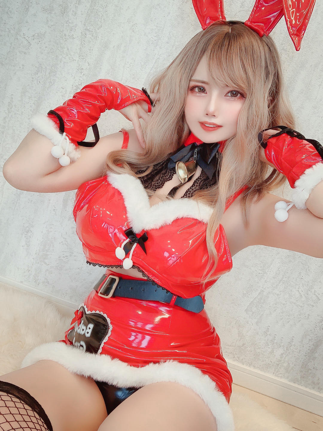 日本coser-Uriうり-Fantia-2021-12-17 バニーサンタ🎅17sheets_第1集