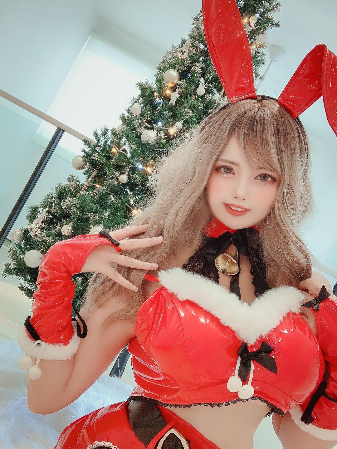 日本coser-Uriうり-Fantia-2021-12-17 バニーサンタ🎅17sheets_第1集