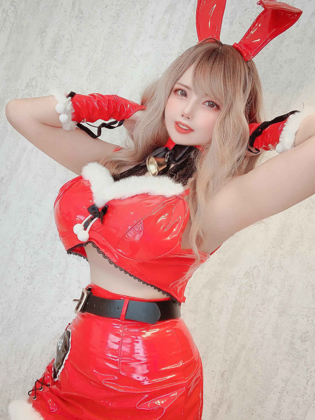 日本coser-Uriうり-Fantia-2021-12-17 バニーサンタ🎅17sheets_第1集