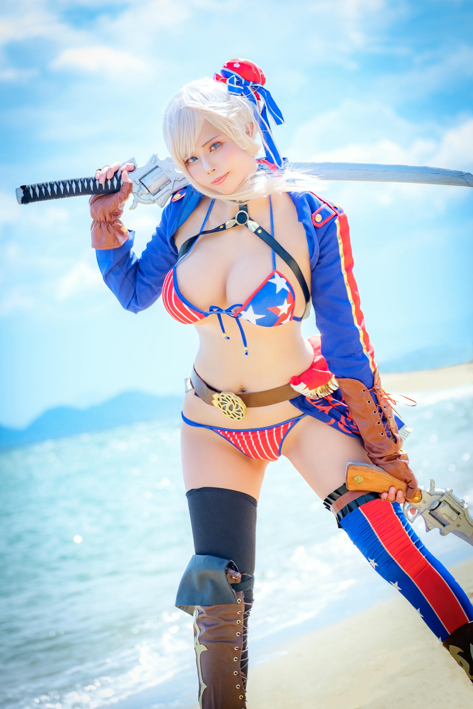 日本coser-Uriうり-Fantia-2021-12-31 水着武蔵ちゃん👙7sheets_第1集