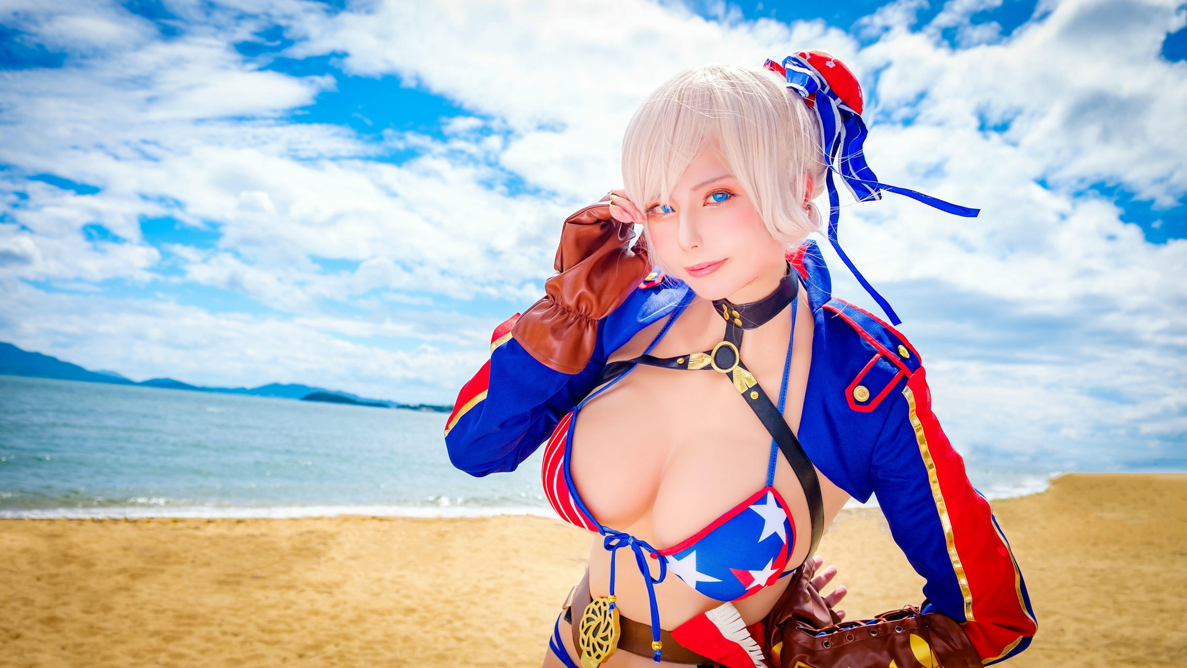 日本coser-Uriうり-Fantia-2021-12-31 水着武蔵ちゃん👙7sheets_第1集