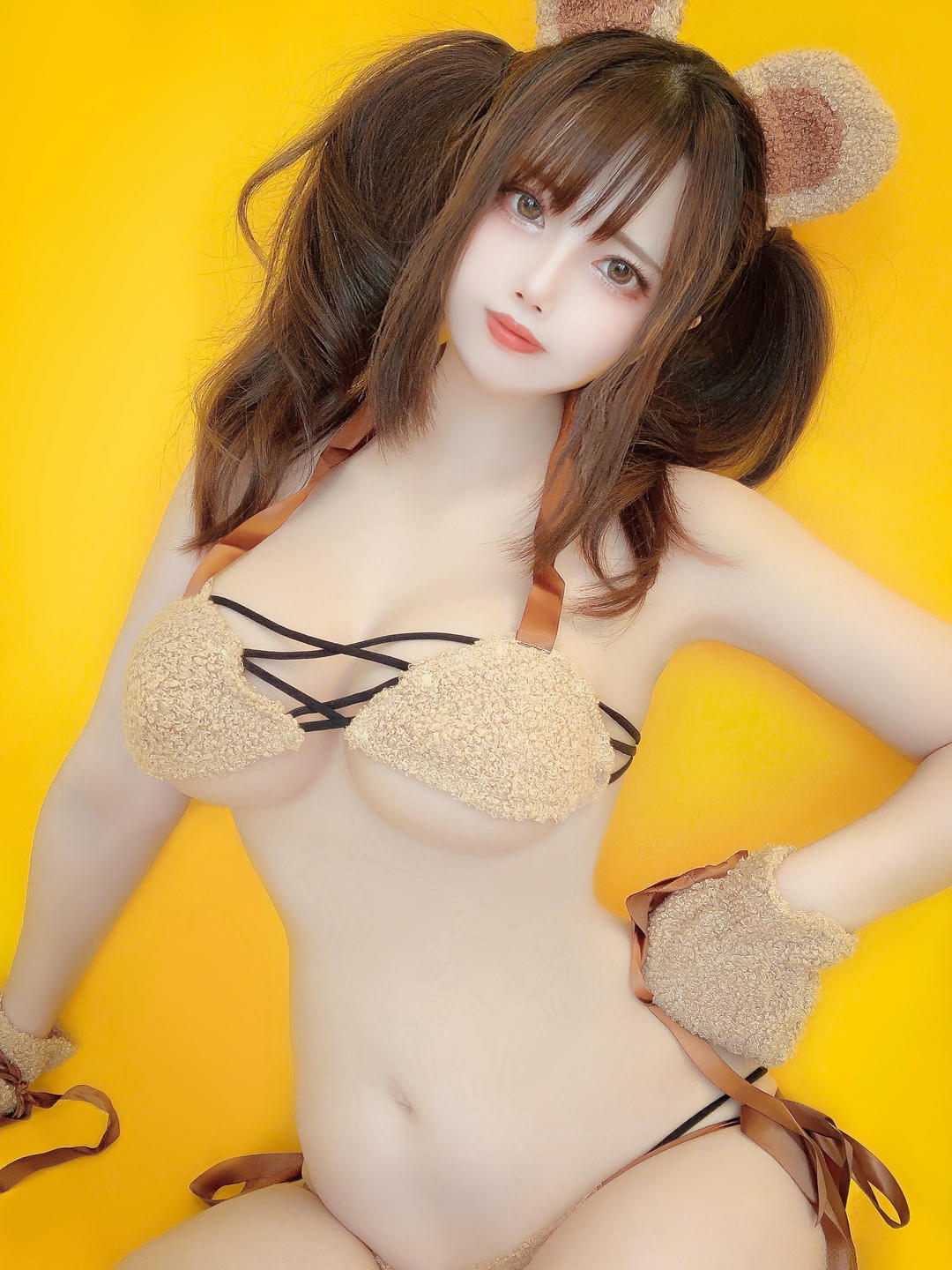 日本coser-Uriうり-Fantia-2022-02-14 チョコレートくま🐻🍫17sheets_第1集