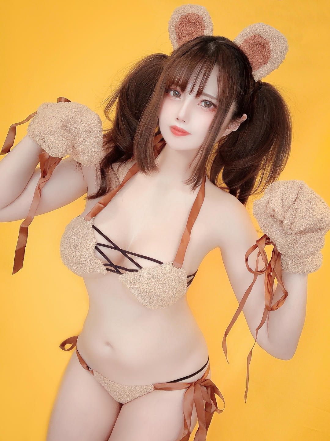 日本coser-Uriうり-Fantia-2022-02-14 チョコレートくま🐻🍫17sheets_第1集