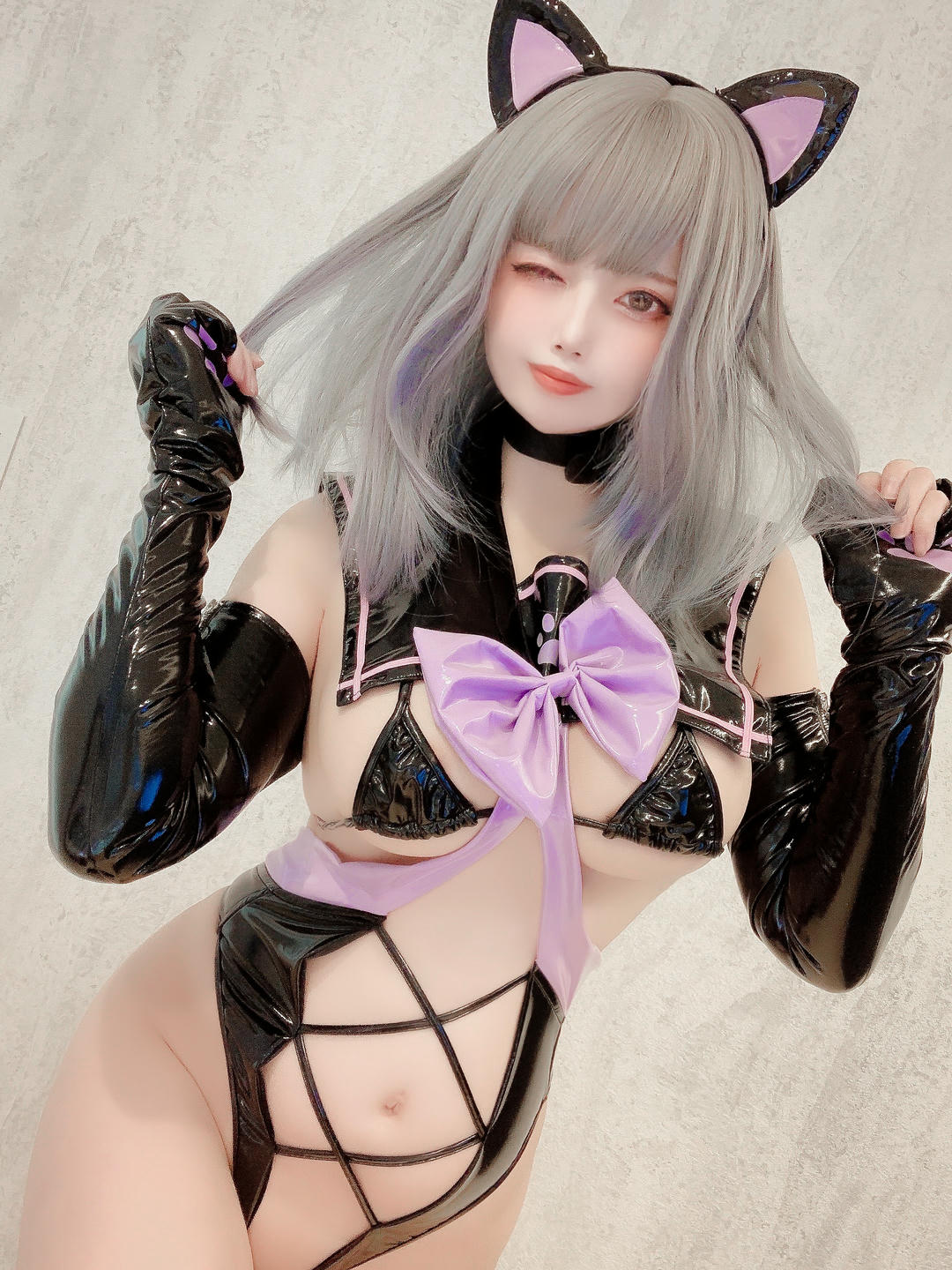 日本coser-Uriうり-Fantia-2022-02-20 Spicy Cat🐈‍⬛20sheets (Pixiv Fanbox)_第1集