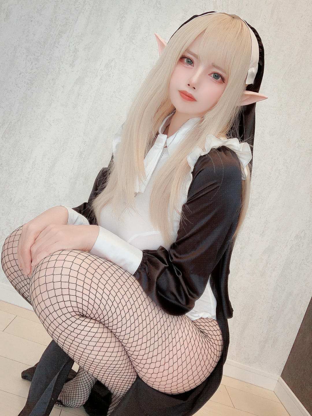 日本coser-Uriうり-Fantia-2022-03-03 金髪エルフシスター27sheets_第1集