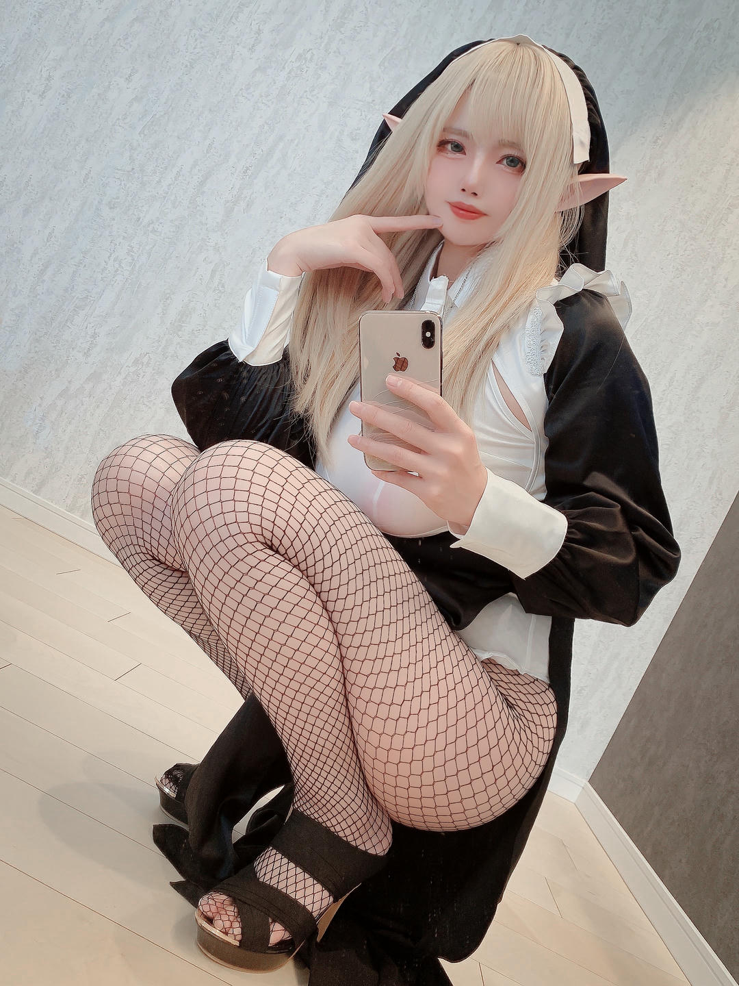 日本coser-Uriうり-Fantia-2022-03-03 金髪エルフシスター27sheets_第1集