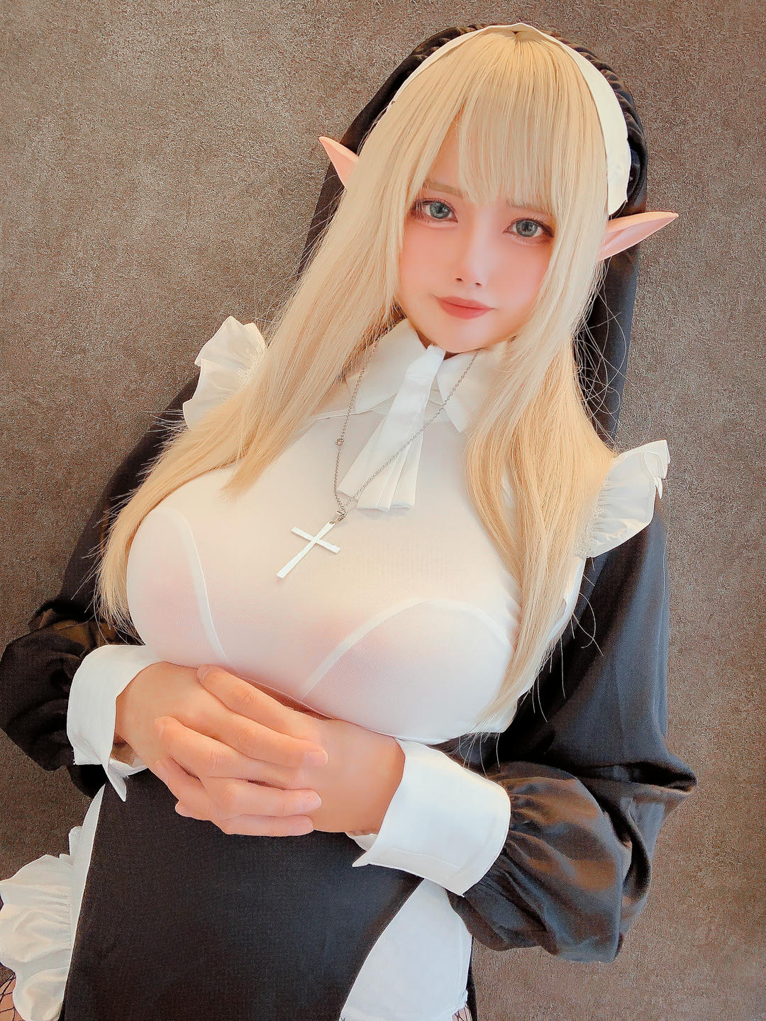 日本coser-Uriうり-Fantia-2022-03-03 金髪エルフシスター27sheets_第2集