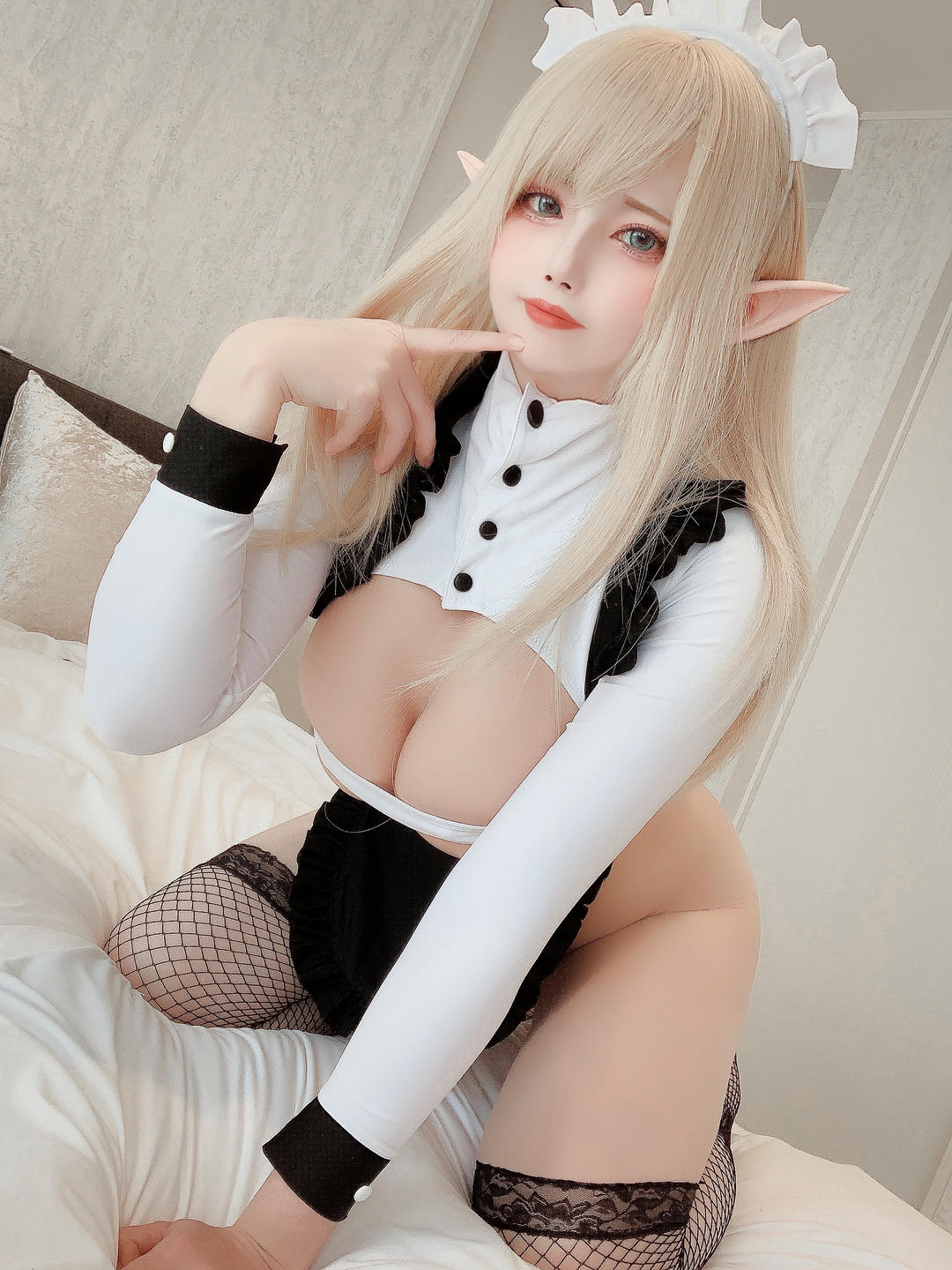 日本coser-Uriうり-Fantia-2022-03-15 秘密のエルフメイド🧝🏻‍♀️24sheets_第1集