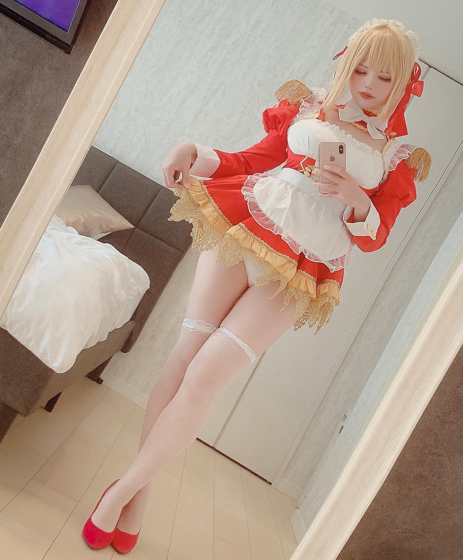 日本coser-Uriうり-Fantia-2021-09-01 メイドネロ🌹12sheets_第1集
