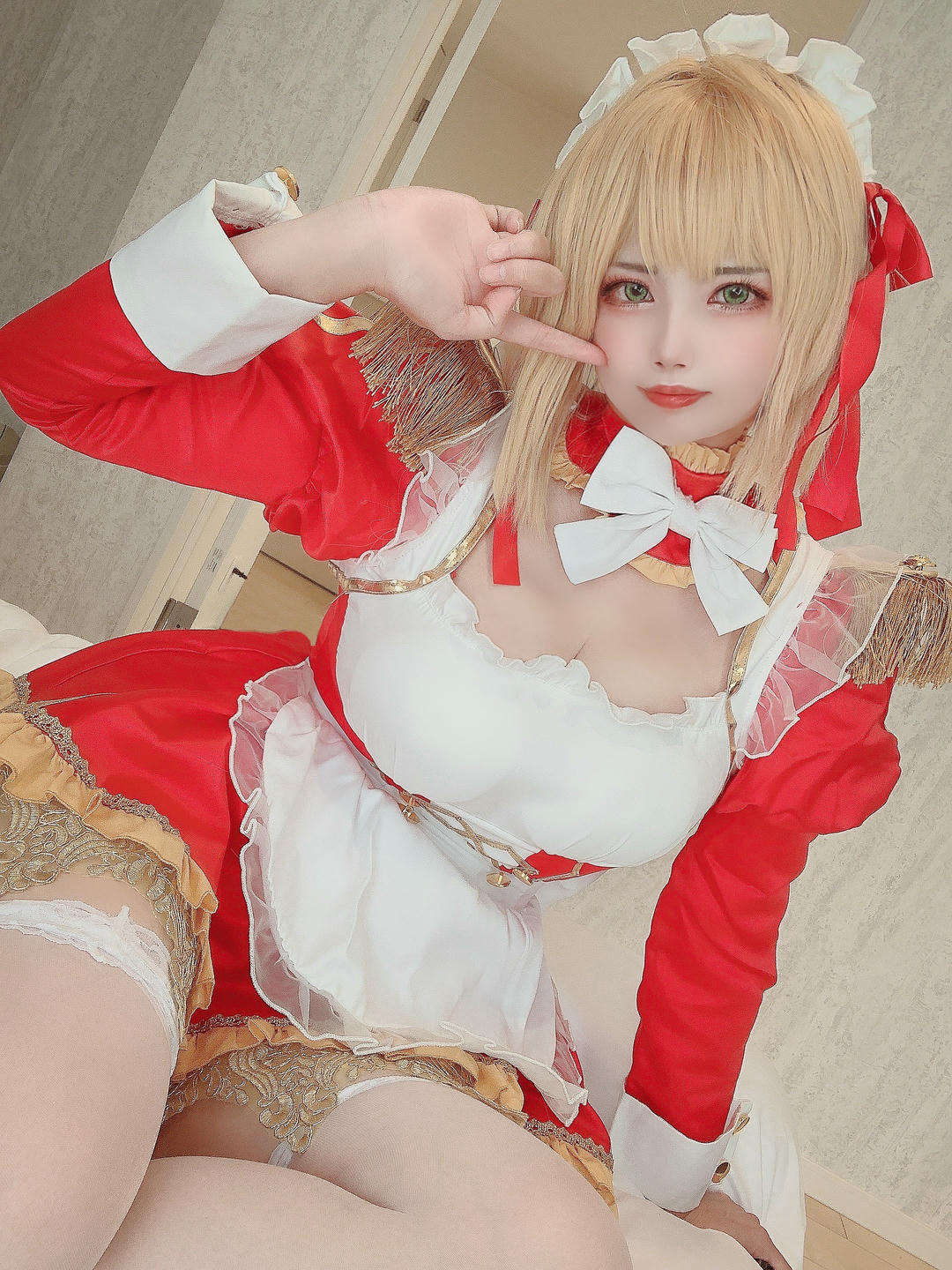日本coser-Uriうり-Fantia-2021-09-01 メイドネロ🌹12sheets_第1集