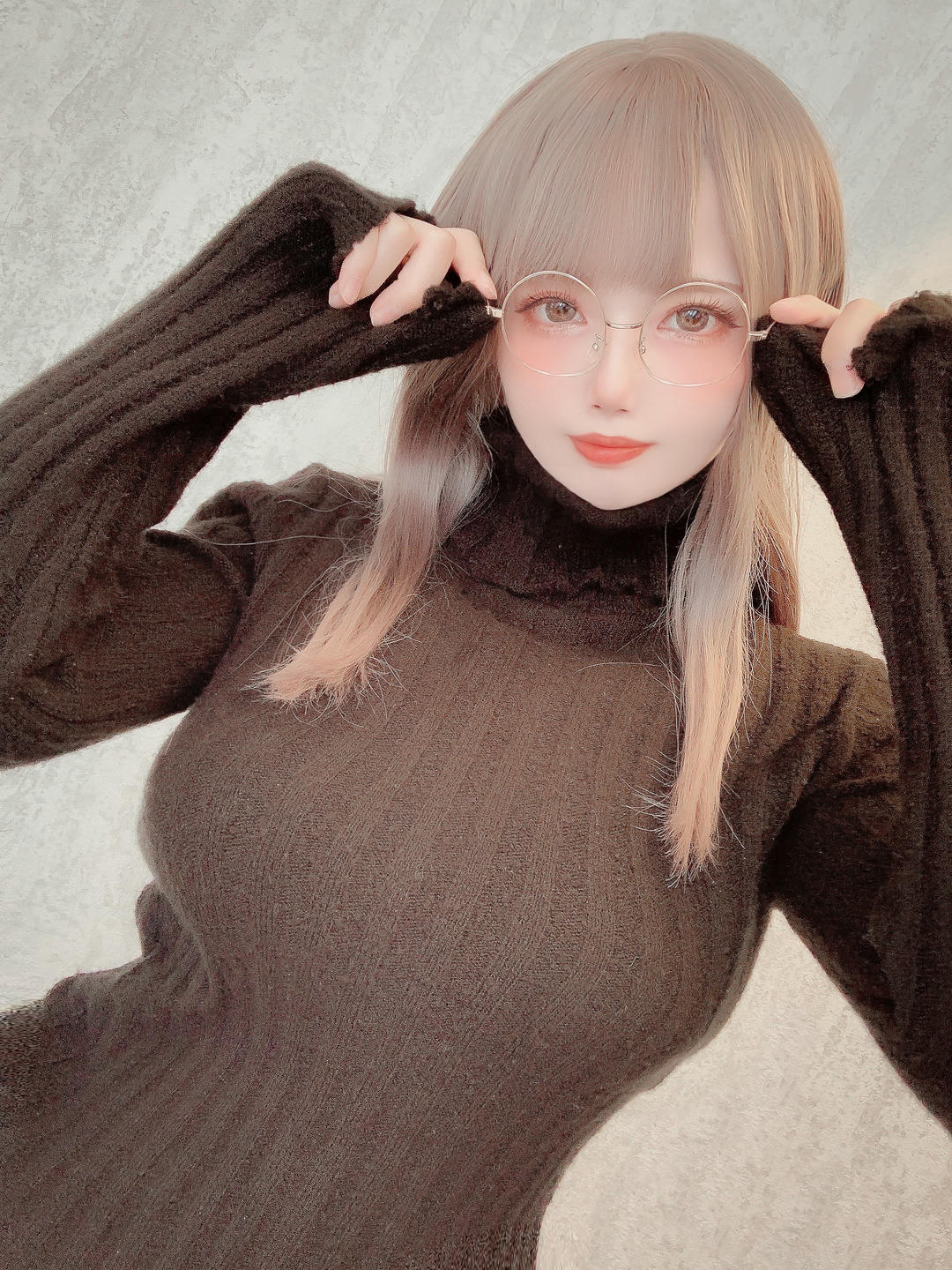 日本coser-Uriうり-Fantia-2022-04-13 メガネニットちゃん👓13sheets_第1集