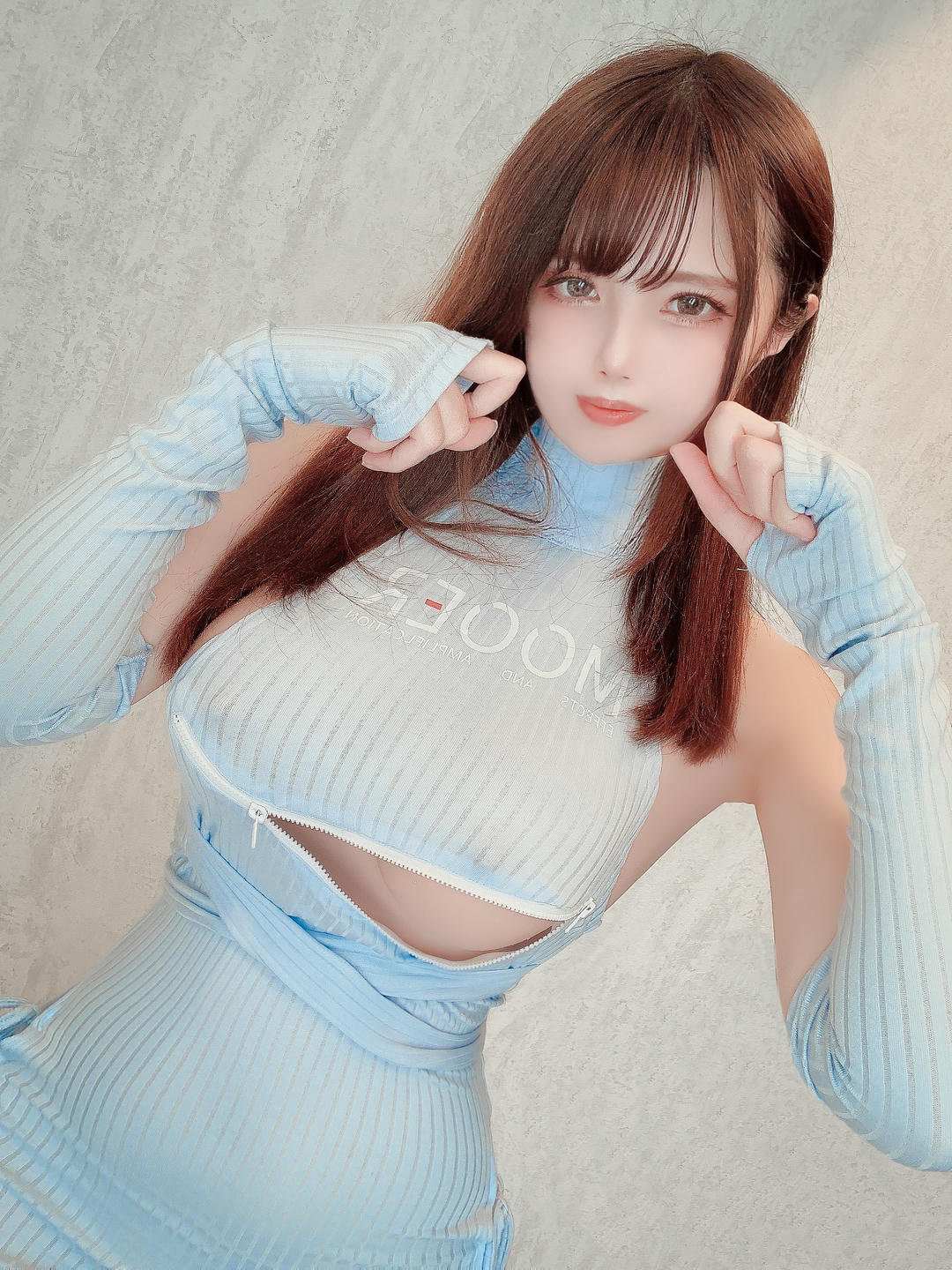 日本coser-Uriうり-Fantia-2022-08-08 胸ジッパーちゃん🎸20sheets_第1集