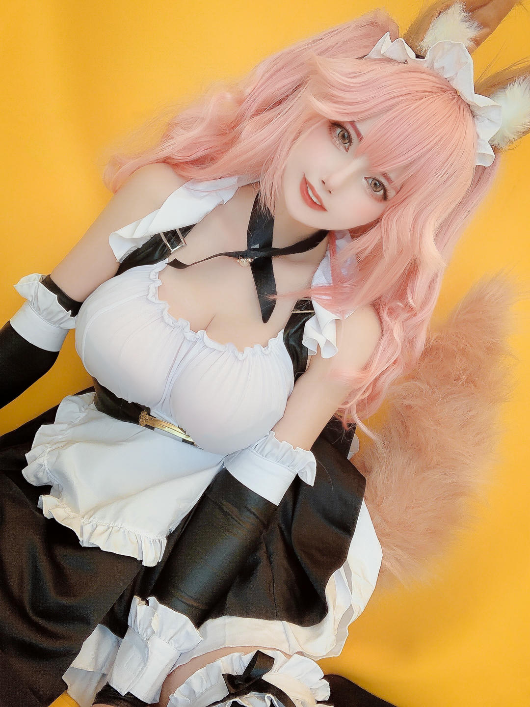 日本coser-Uriうり-Fantia-2021-09-03 メイドキャス狐🦊12sheets_第1集