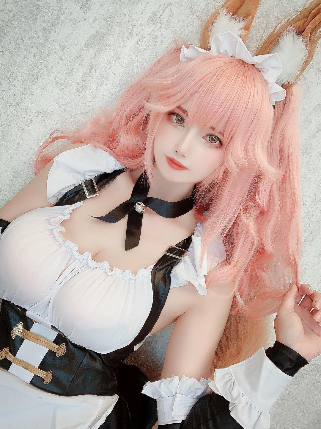 日本coser-Uriうり-Fantia-2021-09-03 メイドキャス狐🦊12sheets_第1集