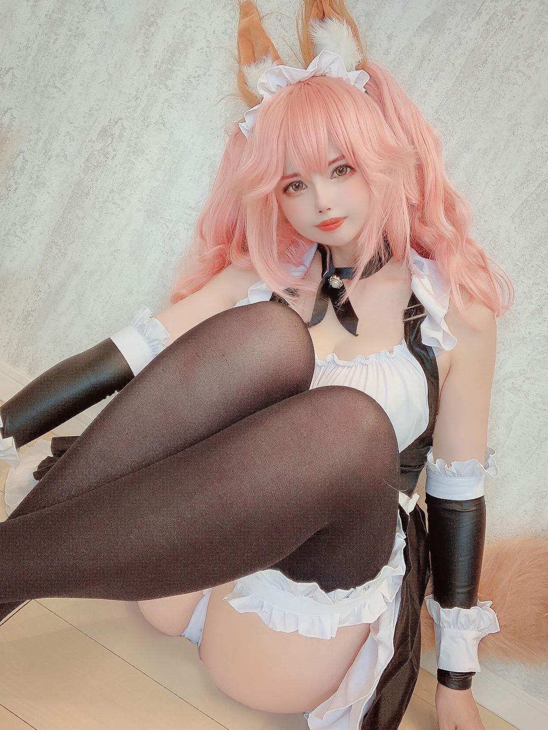 日本coser-Uriうり-Fantia-2021-09-03 メイドキャス狐🦊12sheets_第1集