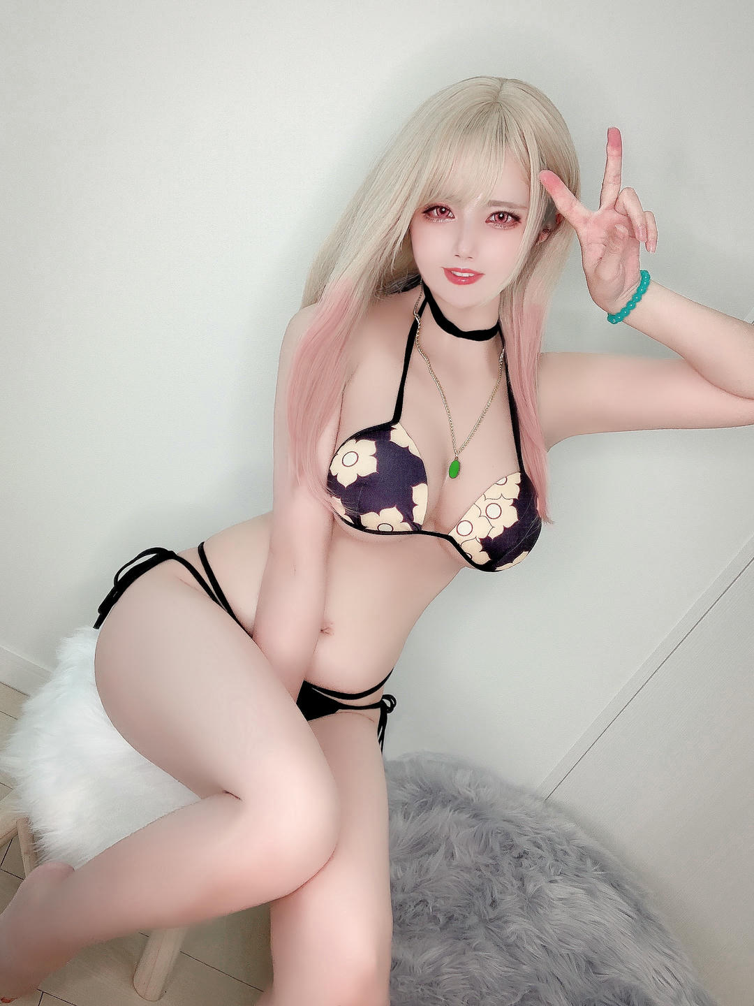日本coser-Uriうり-Fantia-2022-08-18 喜多川海夢ちゃん水着👙22sheets_第1集