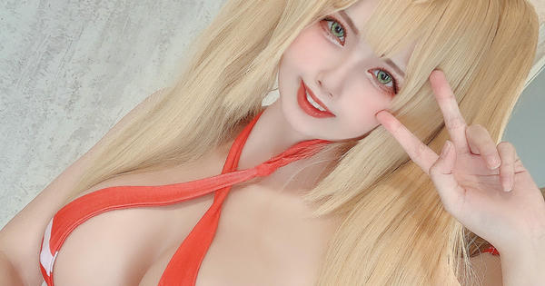 日本coser-Uriうり-Fantia-2021-09-06 ネロ水着🌹8sheets_第1集