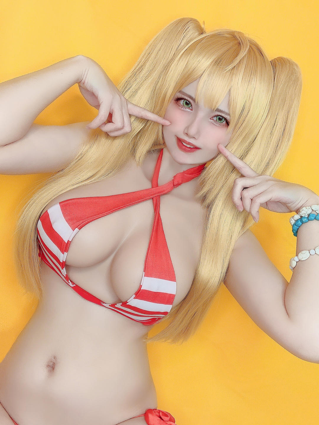 日本coser-Uriうり-Fantia-2021-09-06 ネロ水着🌹8sheets_第1集