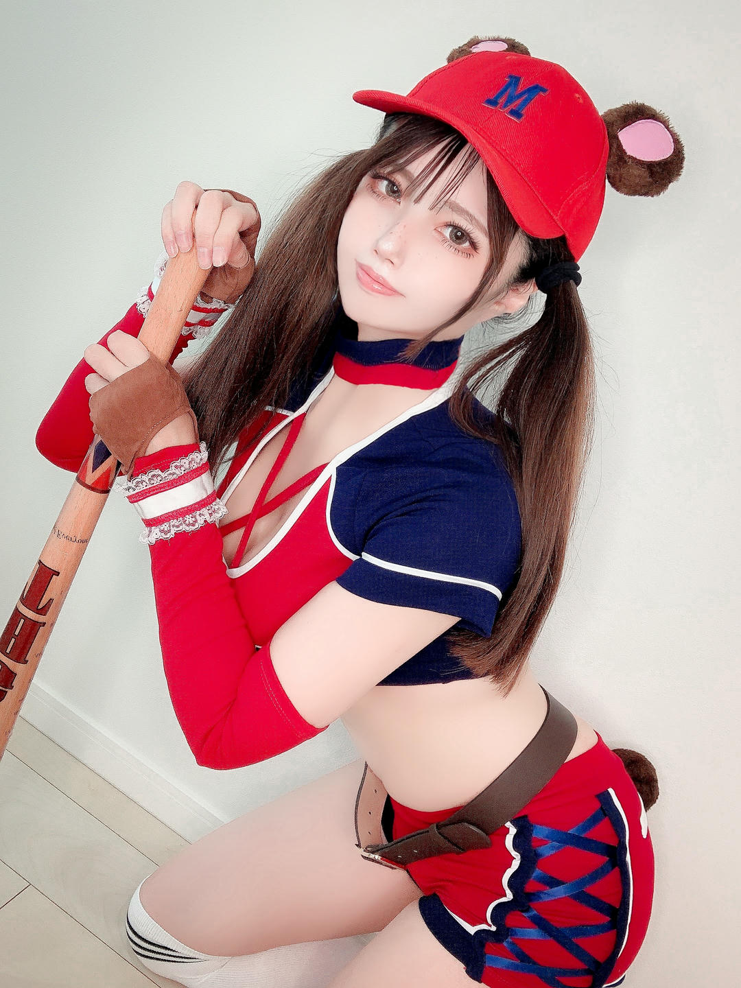 日本coser-Uriうり-Fantia-2022-10-21 ベースボールベア🧸⚾️22sheets_第1集