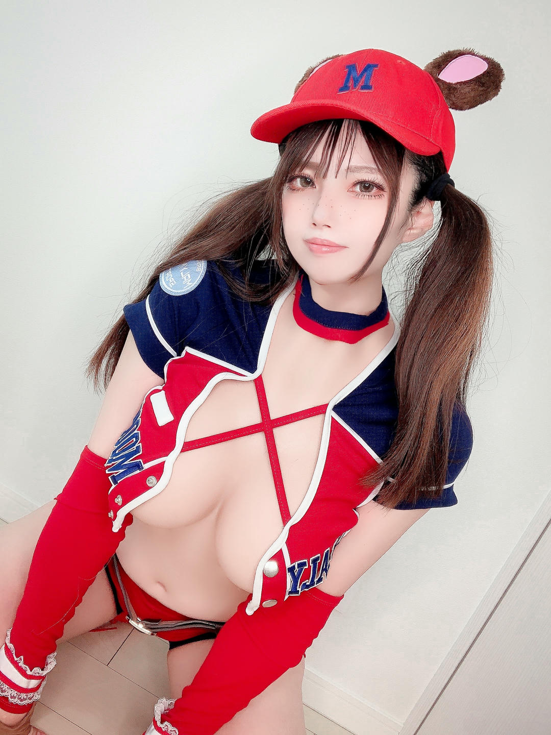 日本coser-Uriうり-Fantia-2022-10-21 ベースボールベア🧸⚾️22sheets_第1集