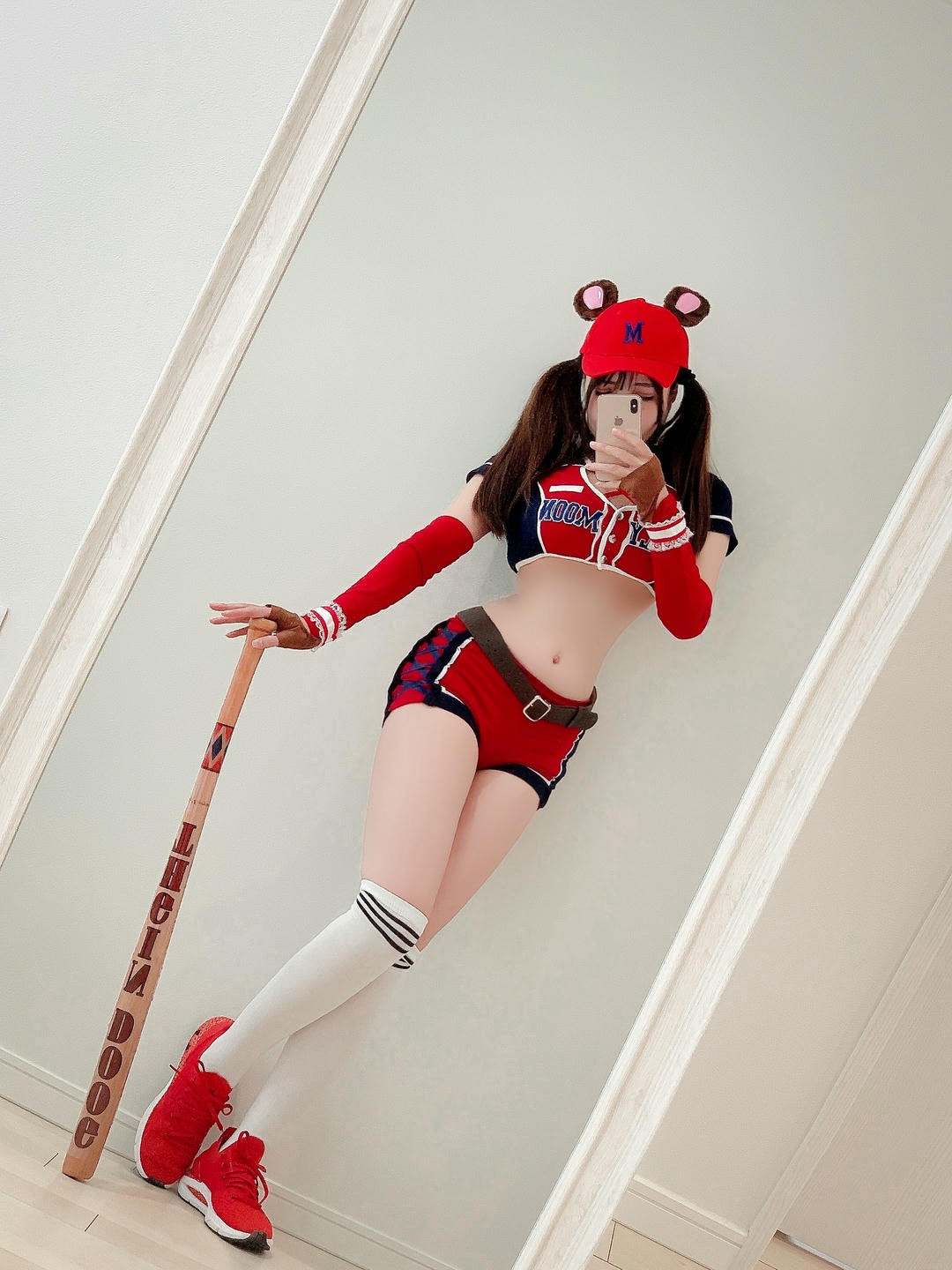 日本coser-Uriうり-Fantia-2022-10-21 ベースボールベア🧸⚾️22sheets_第1集