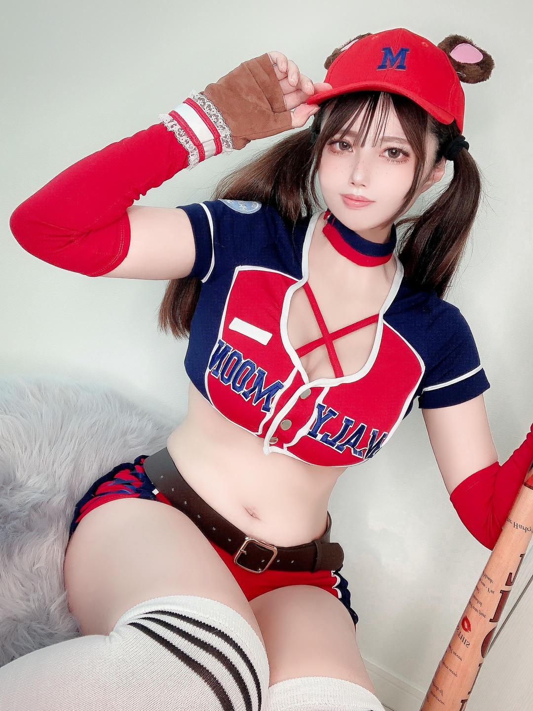 日本coser-Uriうり-Fantia-2022-10-21 ベースボールベア🧸⚾️22sheets_第1集