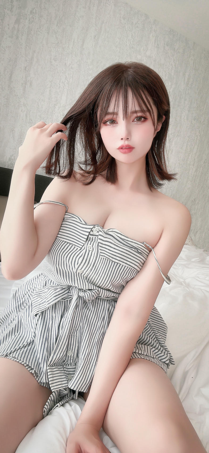 日本coser-Uriうり-Fantia-2022-10-31 地毛グラビア💇‍♀️7枚_第1集