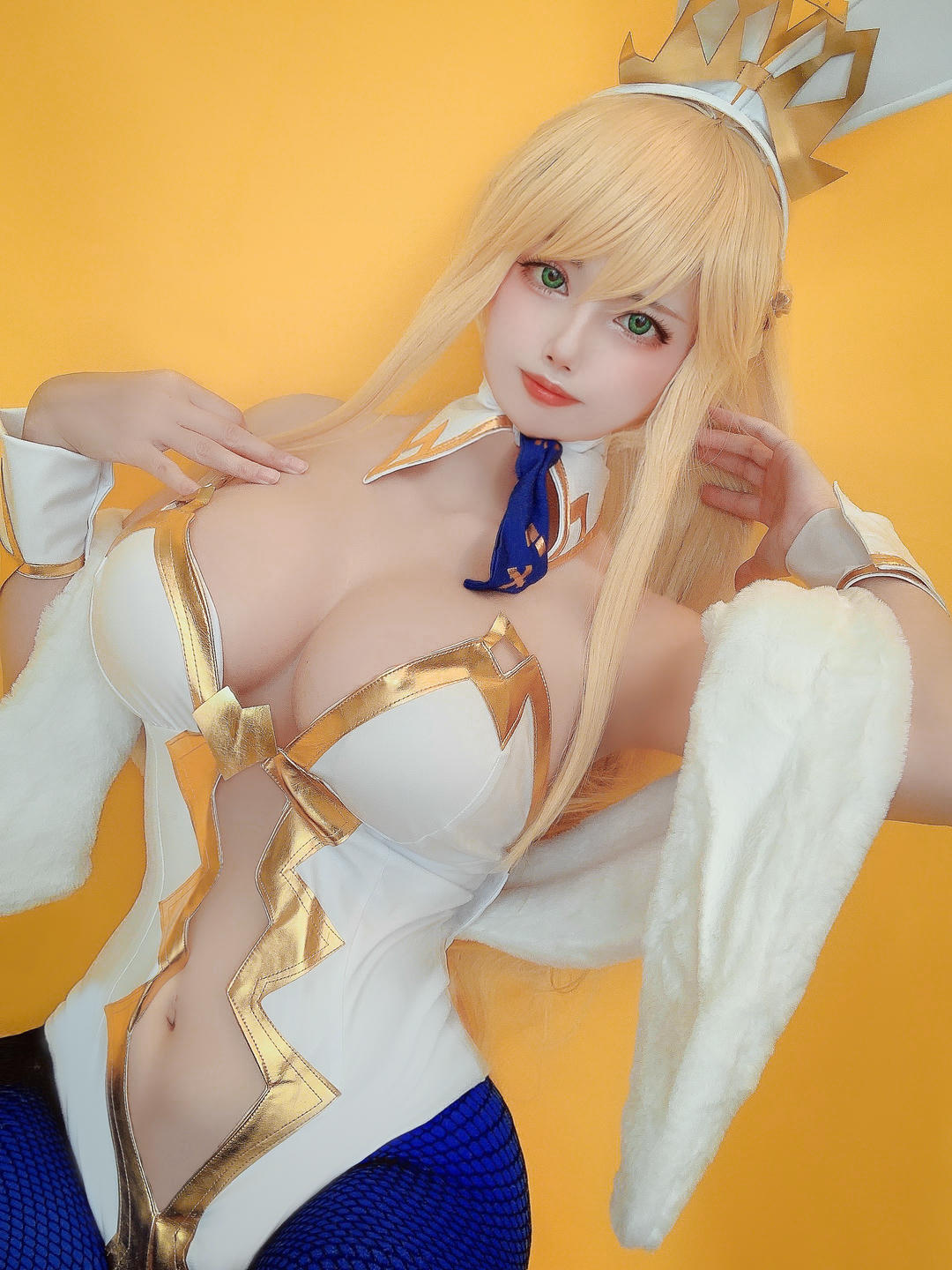 日本coser-Uriうり-Fantia-2021-09-09 水着獅子王🐰💙10sheets_第1集