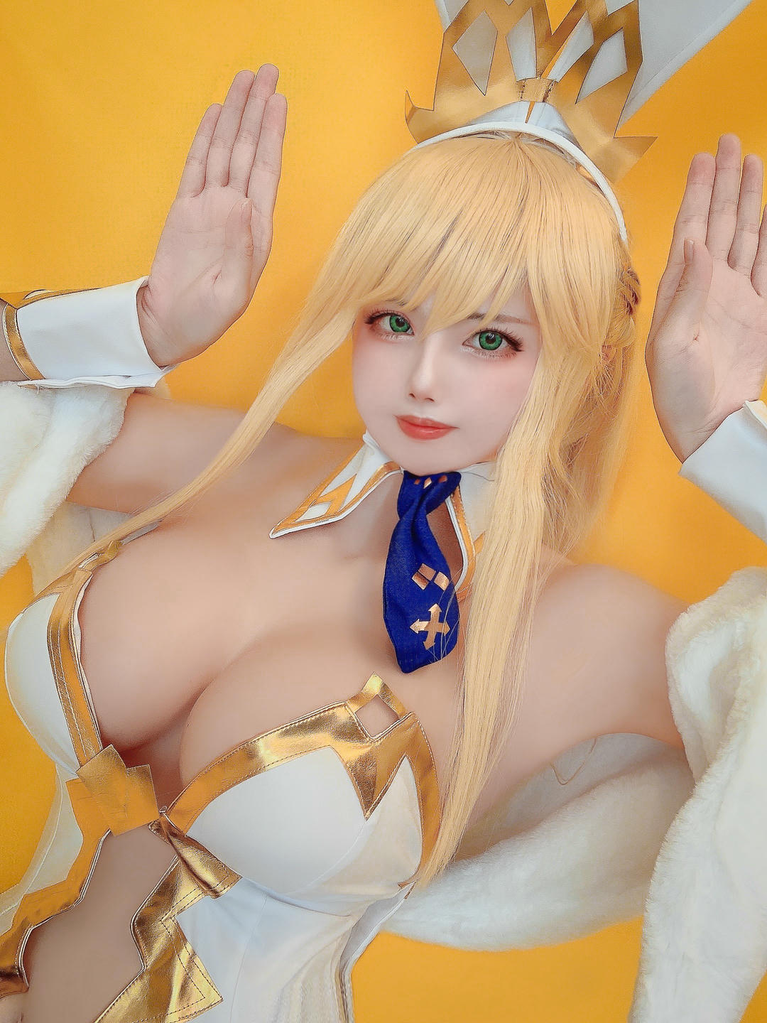 日本coser-Uriうり-Fantia-2021-09-09 水着獅子王🐰💙10sheets_第1集