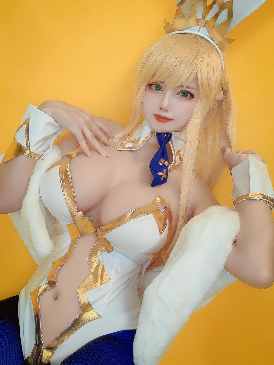 日本coser-Uriうり-Fantia-2021-09-09 水着獅子王🐰💙10sheets_第1集