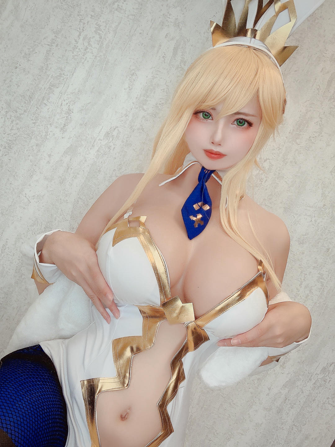 日本coser-Uriうり-Fantia-2021-09-09 水着獅子王🐰💙10sheets_第1集