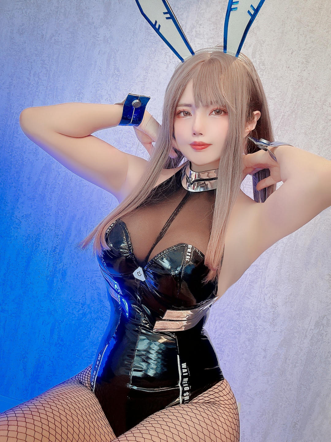 日本coser-Uriうり-Fantia-2023-01-23 サイバーラビット🐰💙25sheets_第1集