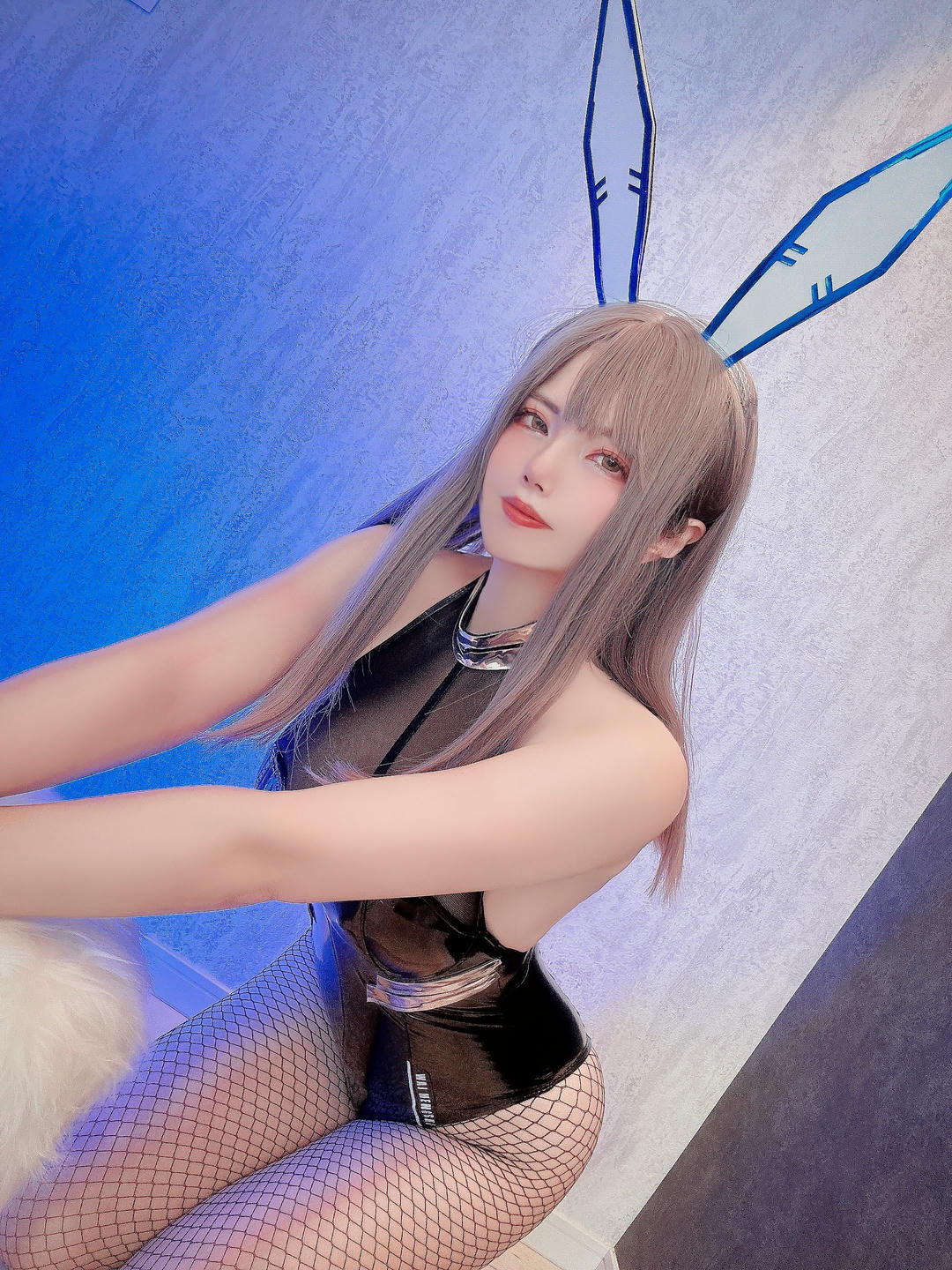 日本coser-Uriうり-Fantia-2023-01-23 サイバーラビット🐰💙25sheets_第1集