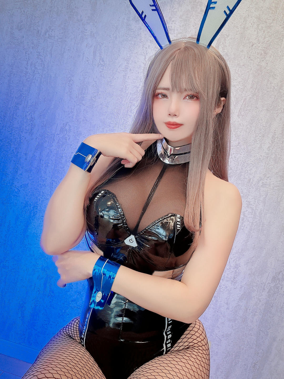 日本coser-Uriうり-Fantia-2023-01-23 サイバーラビット🐰💙25sheets_第2集