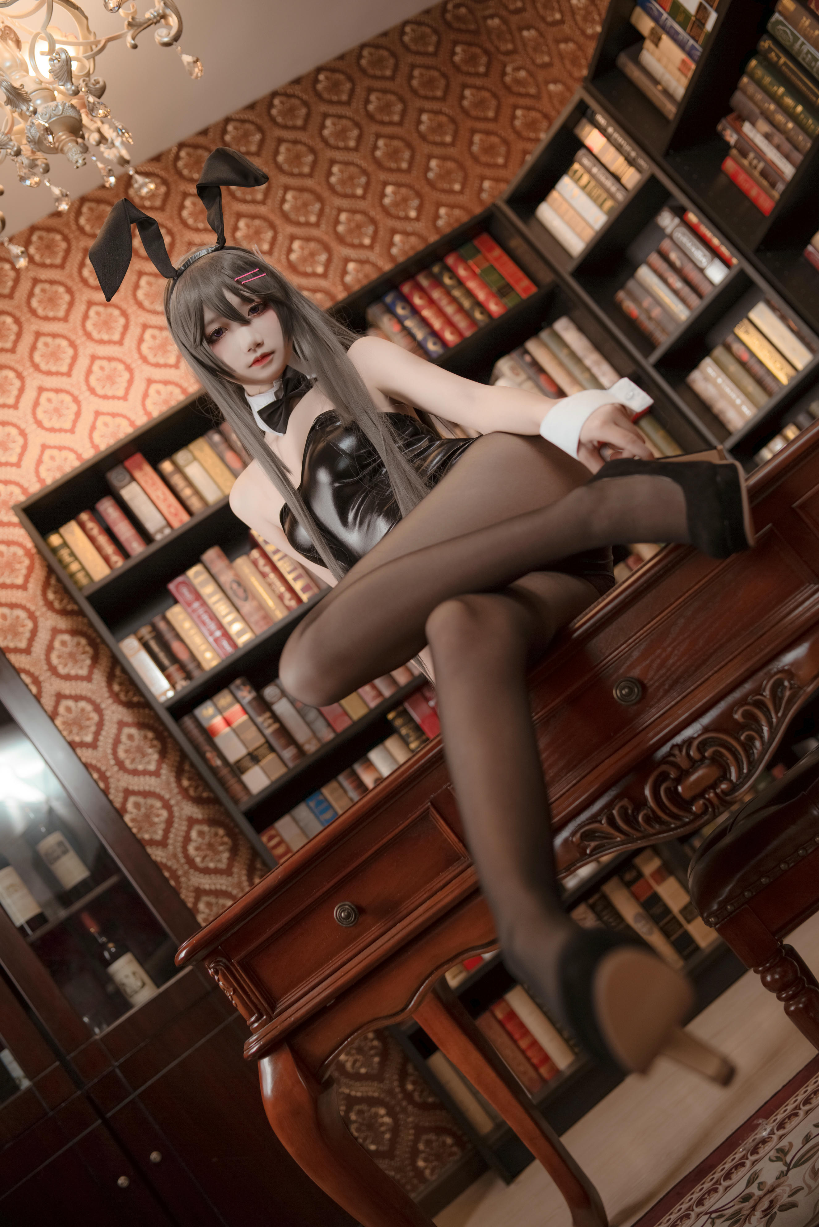 五更百鬼 NO.010 樱岛麻衣兔女郎 [38P-389MB]_第2集