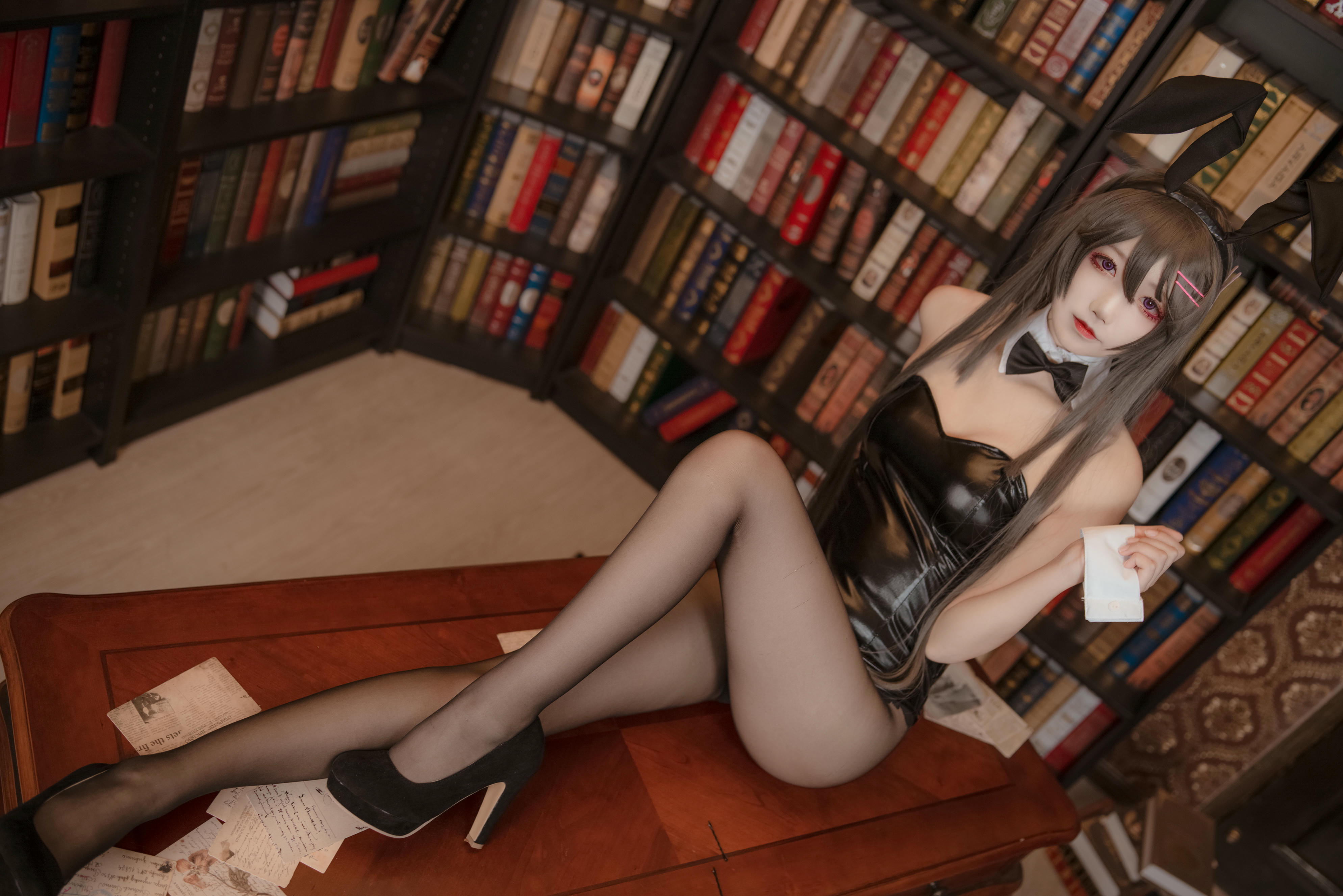 五更百鬼 NO.010 樱岛麻衣兔女郎 [38P-389MB]_第2集