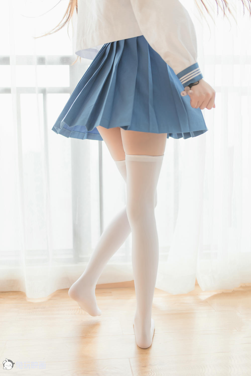 五更百鬼 NO.039 兔玩映画 白丝JK [10P-26MB]_第1集