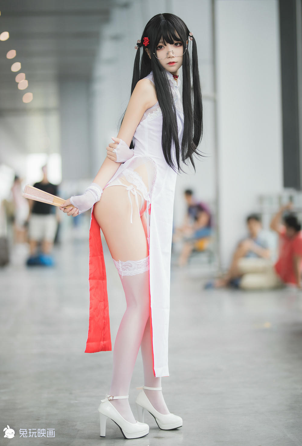 五更百鬼 NO.040 兔玩映画 白丝旗袍 [19P-76MB]_第1集