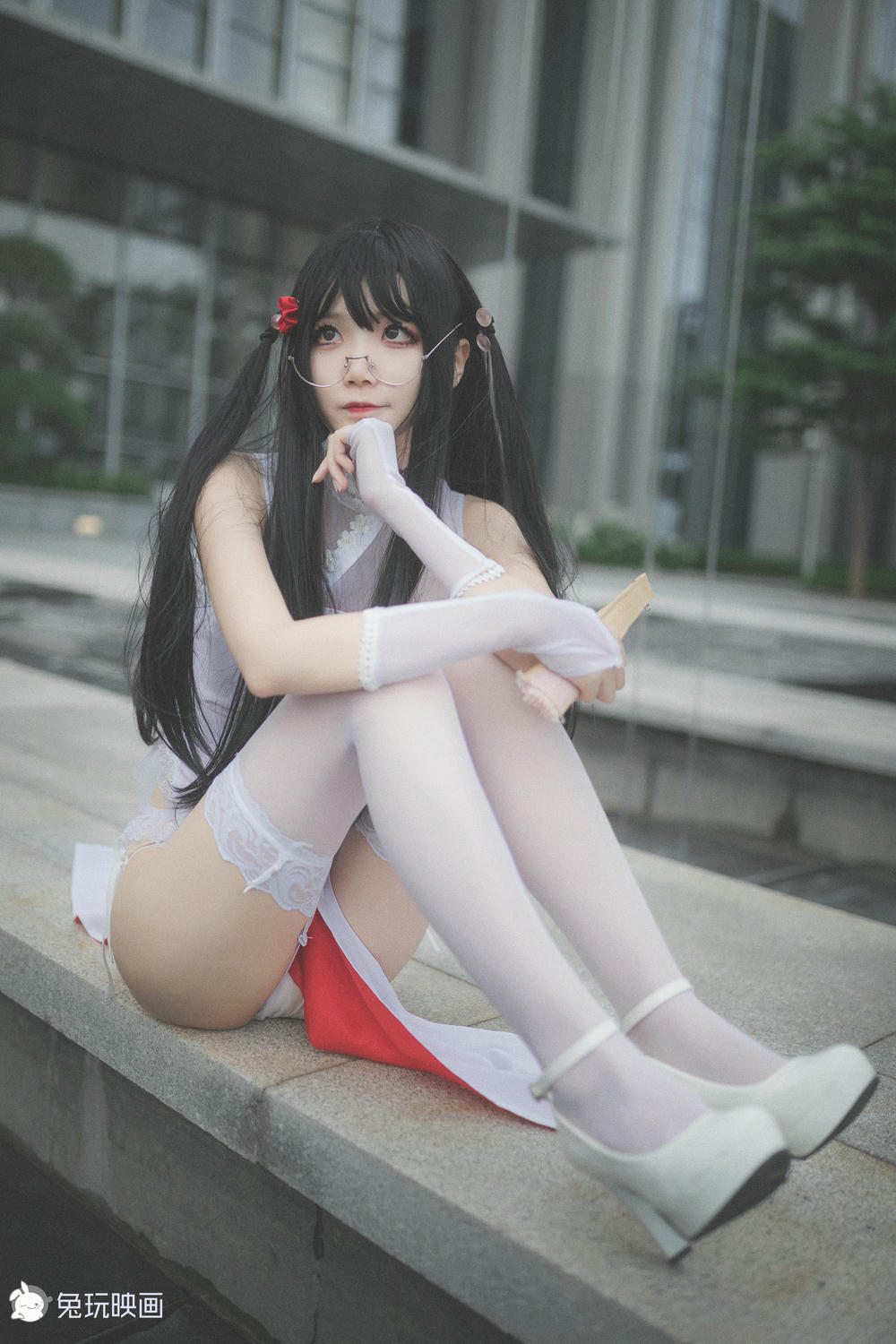 五更百鬼 NO.040 兔玩映画 白丝旗袍 [19P-76MB]_第1集