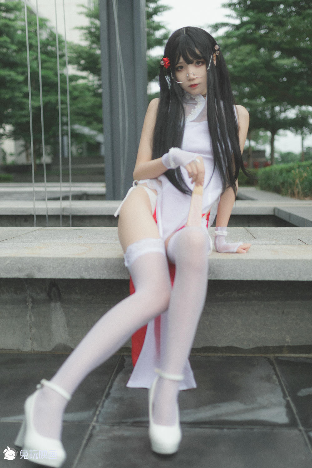 五更百鬼 NO.040 兔玩映画 白丝旗袍 [19P-76MB]_第1集